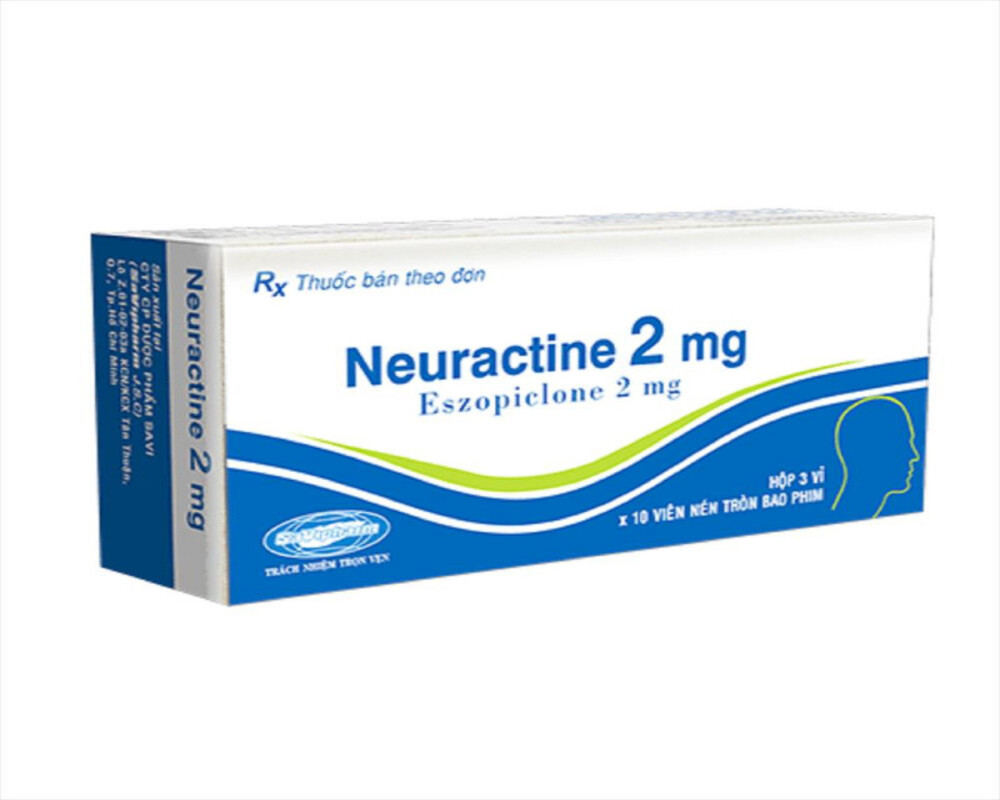 Chỉ định và lưu ý sử dụng thuốc ngủ Neuractine 2mg